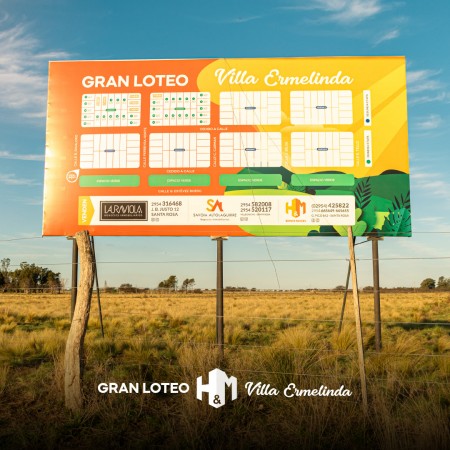 Loteo "Villa Ermelinda" ultimos lotes disponibles en etapa 2 y preventa de 3o etapa